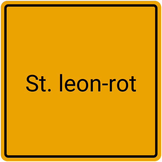 Meldebestätigung St. Leon-Rot